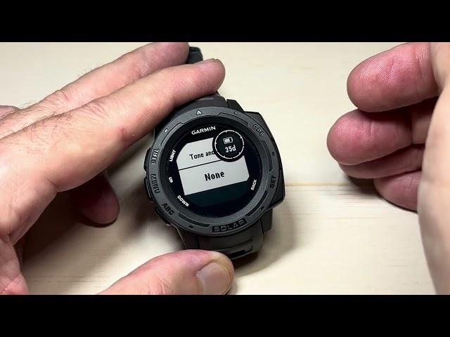 Garmin Instinct Solar | Quick Timer Functionality