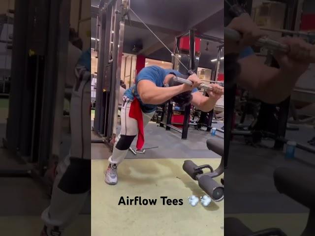Airflow Tees for max cooling in hot conditions #gymx #fitness #gymshark #gymfashion #onlinetraining
