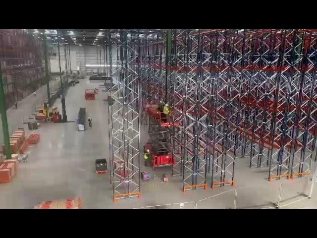 Double deep pallet racking Installation