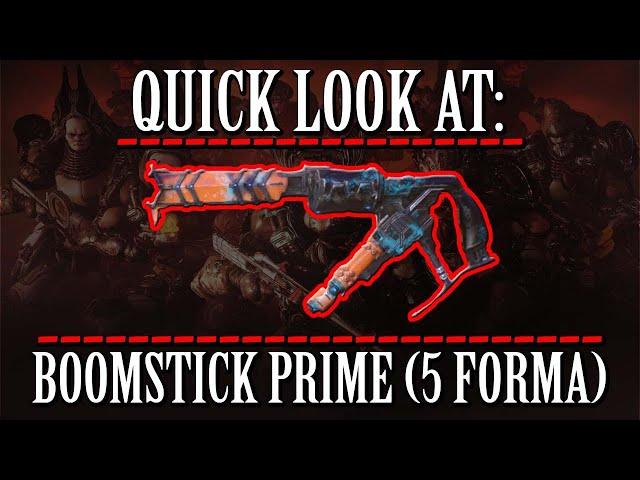 Warframe - Quick Look At: Boomstick Prime (Primary Tombfinger Kitgun)