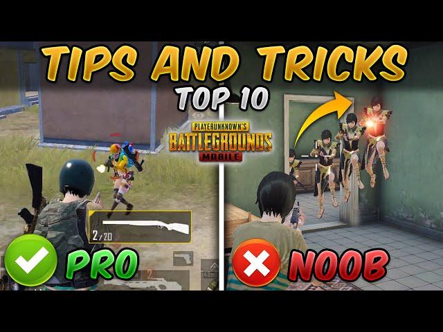 Top 10 Close Range Tips and Tricks (PUBG MOBILE) Noob to Pro Guide/Tutorial