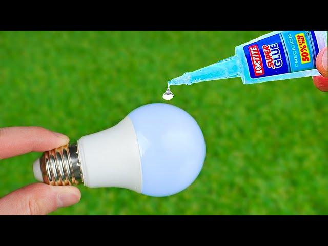 Just put some Super Glue on the LED bulb, and you'll be Amazed!