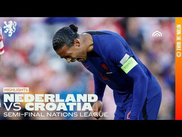 Intense battle decided in extra time  | Highlights Nederland - Croatia (14/06/2023)