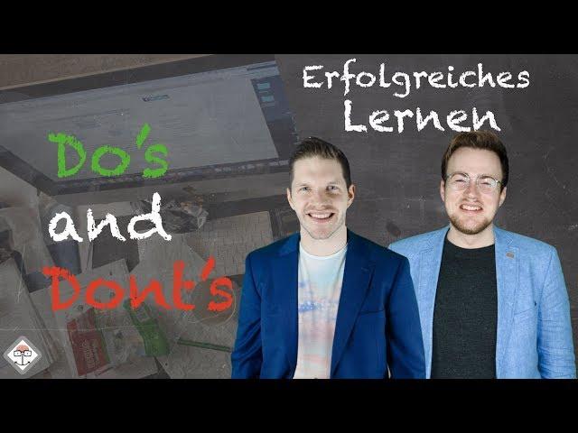 effektiv und richtig lernen - 5 Do's und Dont's für deinen Lernerfolg!