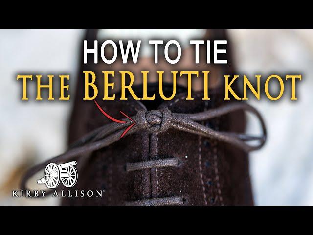 How to Tie Dress Shoes | Berluti Knot Method