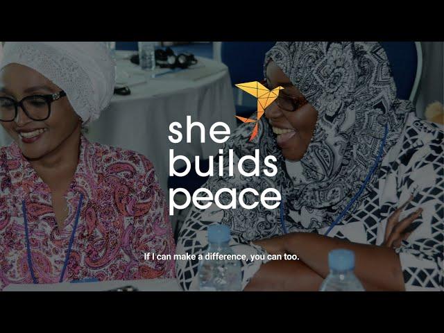 She Builds Peace: Stand With Women Peacebuilders Today