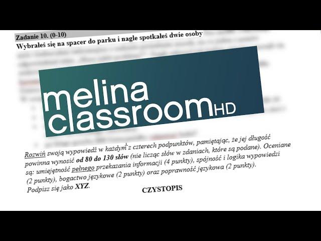 WYCIEKŁ EMAIL Z ANGIELSKIEGO!!! || MATURA 2020 ANGIELSKI || melina classroom