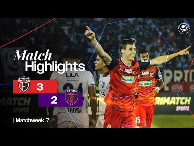 Match Highlights | NorthEast United FC 3-2 Odisha FC | MW 7 | ISL 2024-25