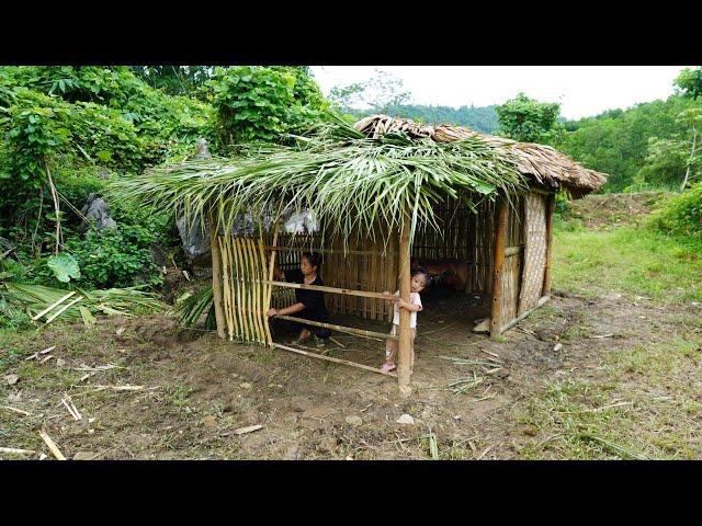 Full Video: 2 Years Journey: 16-Year-Old Single Mother Built and Completed a Bamboo House Alone