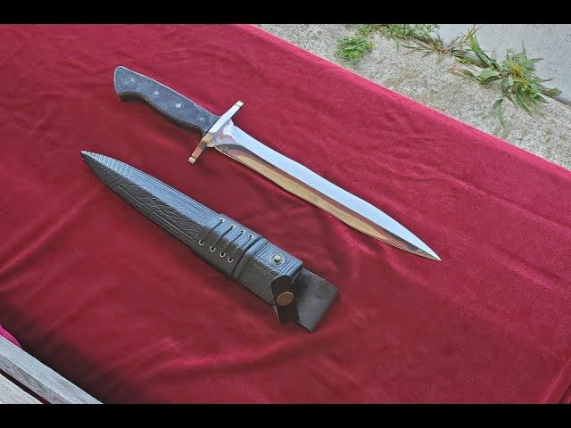 GGK Tactical Dagger with full tang, integral construction