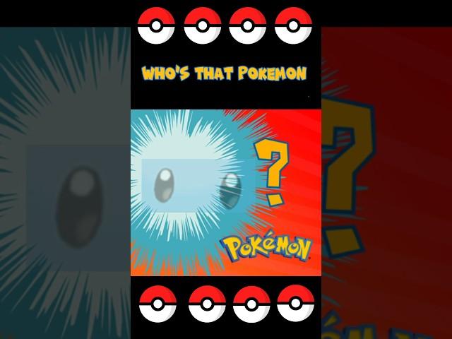 Who’s That Pokémon! Part 10. (By only it’s eyes!) #shorts