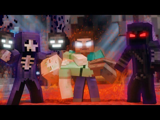 The Ultimate "HEROBRINE LIFE" Part 1 - Minecraft Animation