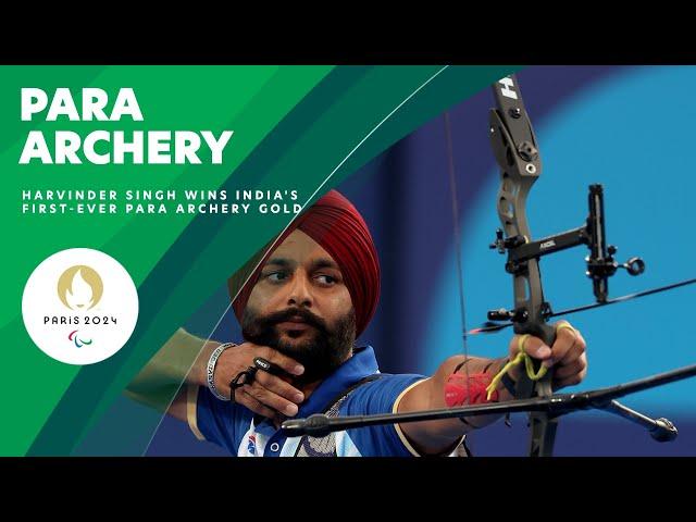 Harvinder Singh Secures India's First Para Archery Gold In Men's Recurve 