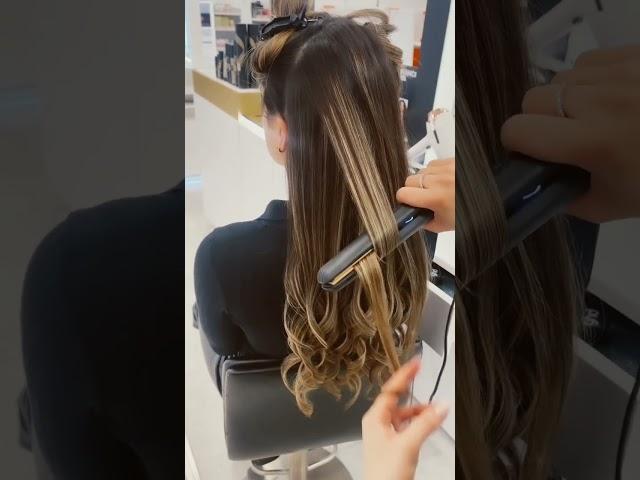 طريقة لف الشعر من تحت بالستريت #hairstyles