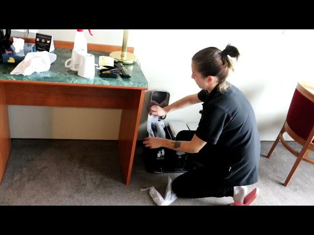 you can learn step by step  housekeeping at hotel