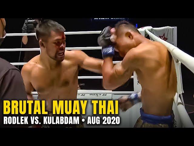 The INSANE Muay Thai Slugfest Between Rodlek & Kulabdam!