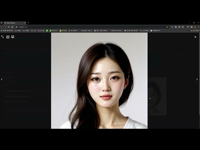 생성형 AI 스테이블디퓨젼 으로 연령대별 한국 여자 이미지를 생성해 봤습니다.
