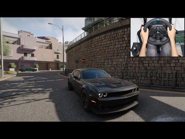 Dodge Demon | Test Drive Unlimited Solar Crown | Logitech g923 gameplay