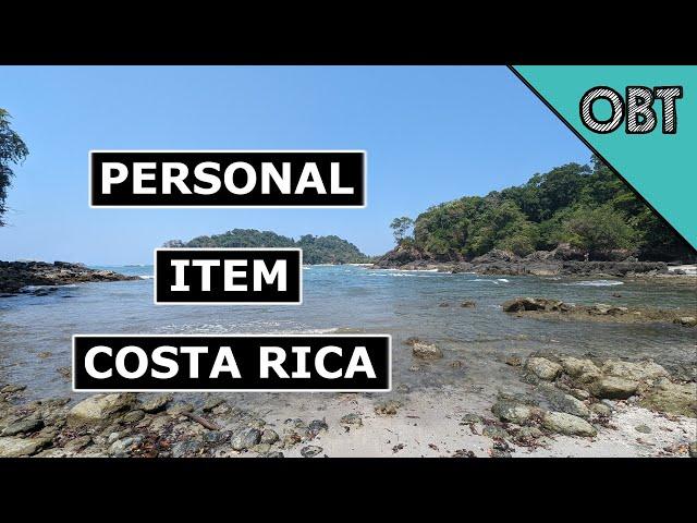 Personal Item Only Travel to Costa Rica with the GoRuck GR2