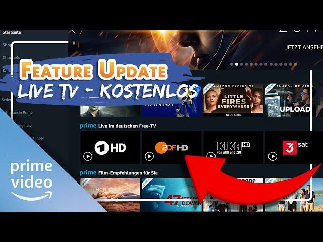  Kostenloses Live TV bei Amazon Prime Video - Update