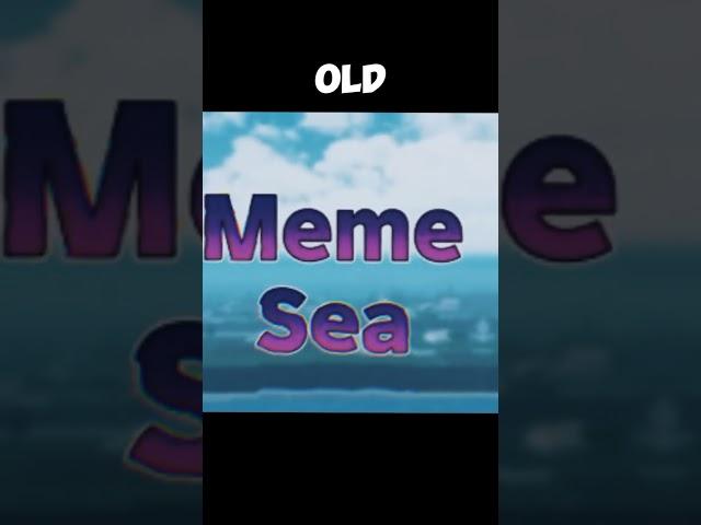 New Vs Old Meme sea #memesea #roblox #shorts