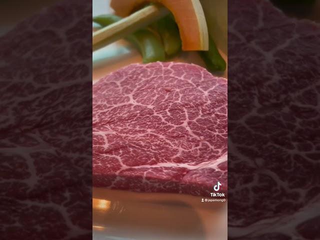 $330 Wagyu Teppanyaki steak course in Tokyo - 4K #teppanyaki