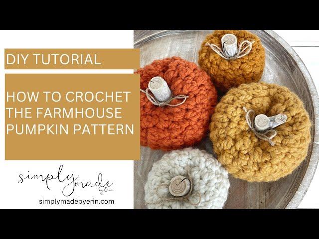 How to Crochet The Sugar Pumpkin Pattern | Crochet Tutorial