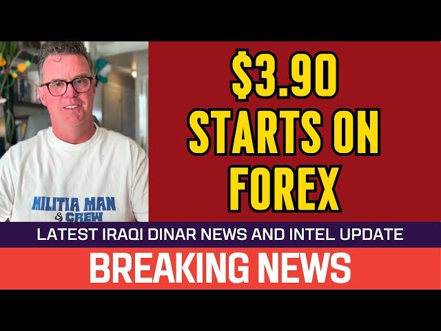  Iraqi Dinar  $3.90 STARTS ON FOREX  News Guru Intel Update Value IQD Exchange Rate to USD 