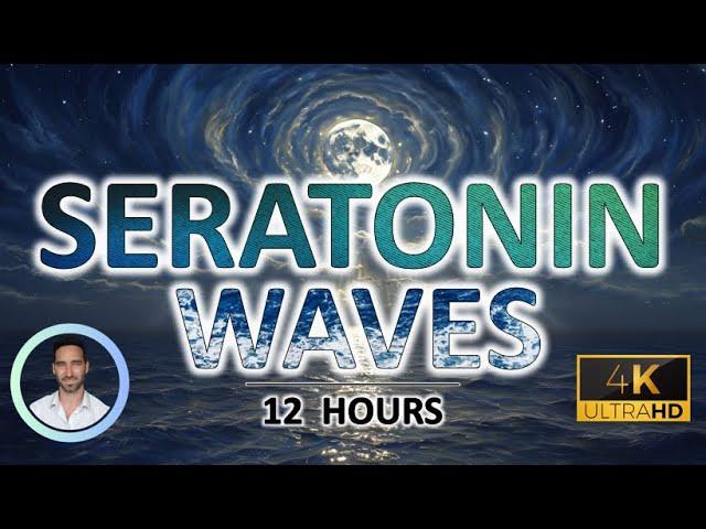 Relaxing Serotonin Waves for Deep Sleep | Reducing Anxiety | Pain Relief | 12 Hours | BLACK SCREEN