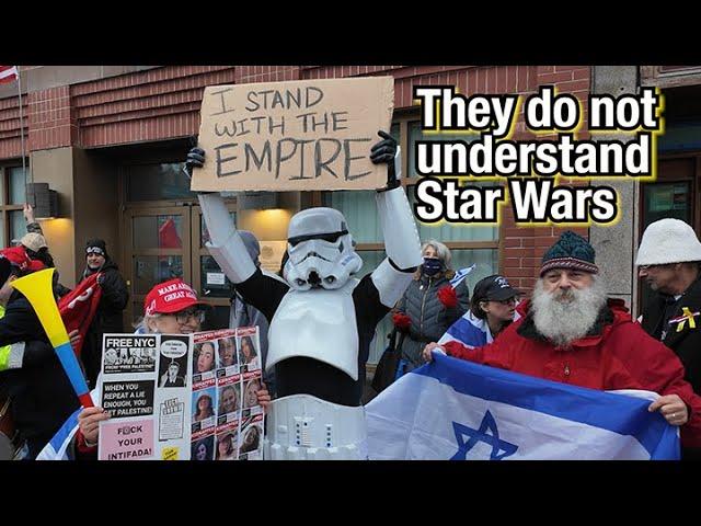 Crashing a Protest as a Stormtrooper