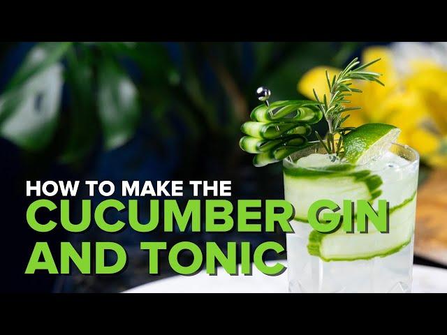 Cucumber Gin and Tonic Cocktail Recipe