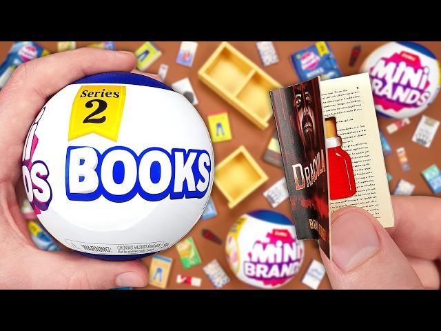 Opening And Reviewing The Mini Brands Books Series 2