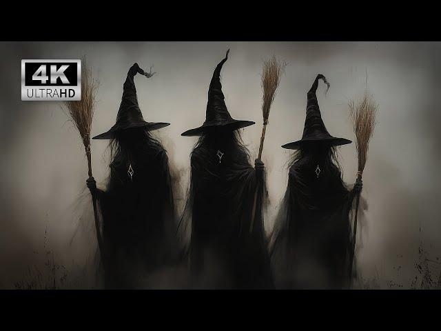 Dark and Moody Halloween TV Wall Art Gothic Halloween Screensaver,  over 2 hours (4K, NO SOUND)