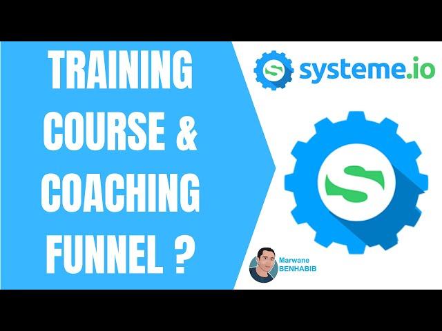 How to build training course sales funnel - coaching sales funnel with systeme.io ?