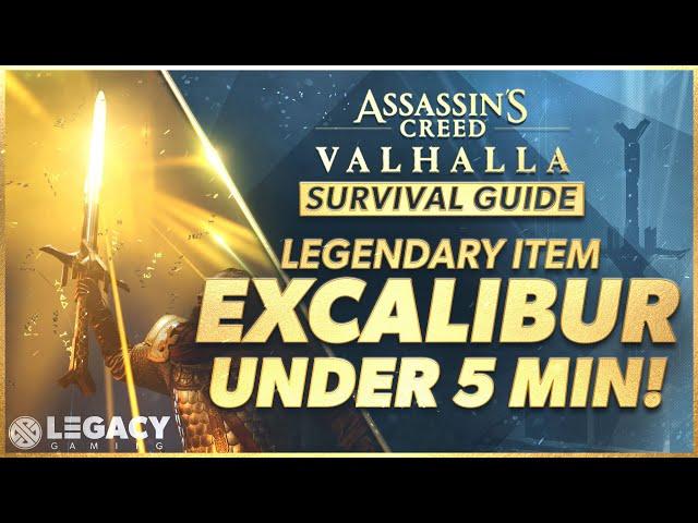 How To Find Excalibur | Legendary Weapon | Assassin's Creed Valhalla Survival Guide