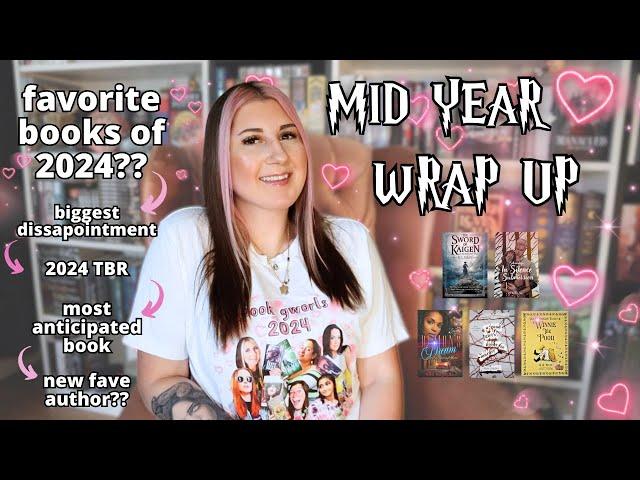 my favorite books from 2024, worst book, & physical tbr: MID-YEAR WRAP UP  freak out book tag