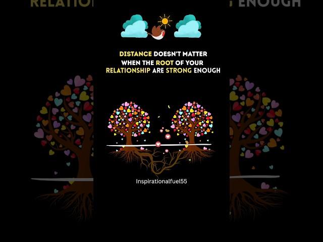 Distance doesn't matter when roots of your relationship are strong enough #shorts