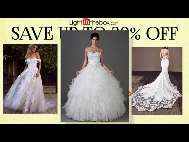 Shop all our wedding dresses in a wide selection of every style, all at amazing prices