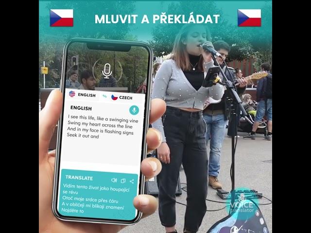 Hlasový překladač – aplikace