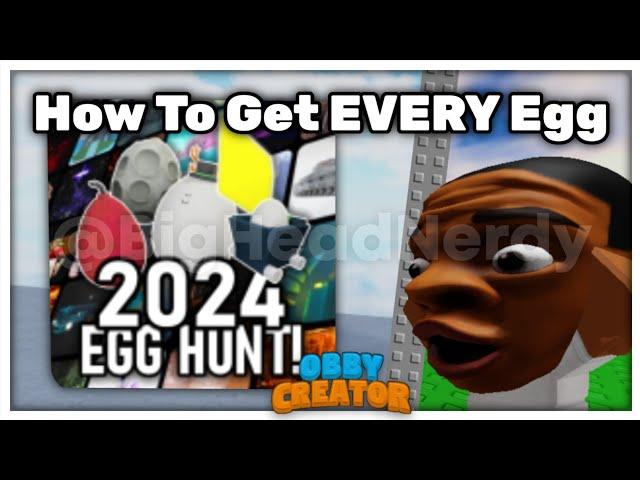 How To Get All Eggs In Obby Creator Egg Hunt 2024