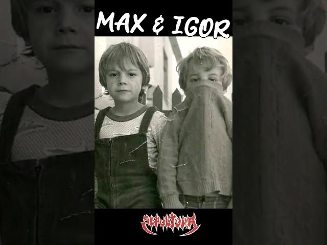 MAX CAVALERA & IGOR CAVALERA (SEPULTURA ANTICHRIST) #sepultura #maxcavalera #igorcavalera #shorts