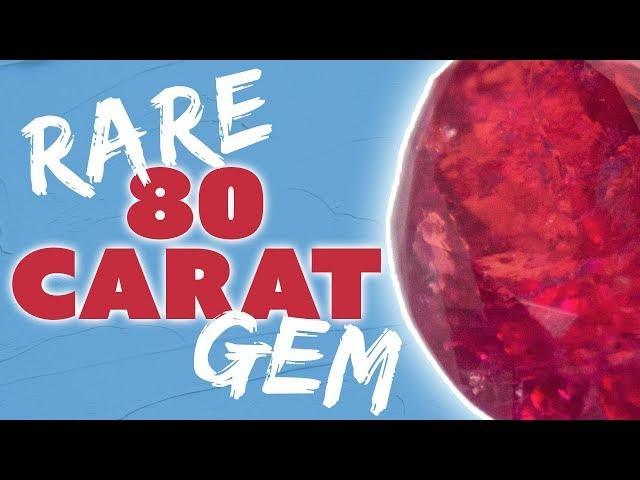 Extremely Rare 80 Carat Gem Unboxed