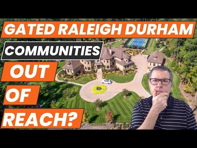 Luxury Living Behind the Gates: The Best Communities in the Triangle!