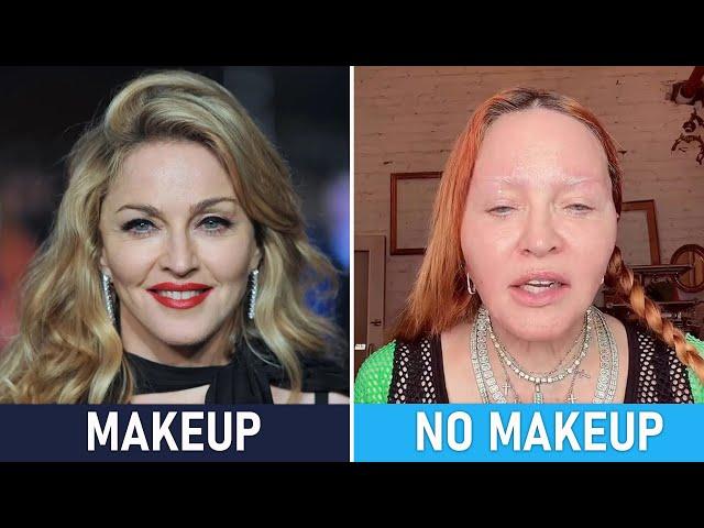 Shocking! Hollywood Celebrities Without Makeup 