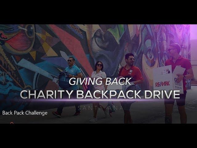 REMAX Santa Ana CA - Back to School Backpack Drive