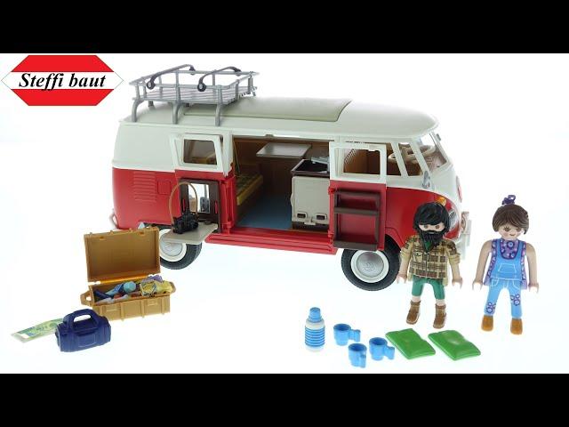 Playmobil 70176 Volkswagen T1 Camping Bus Unboxing & Build