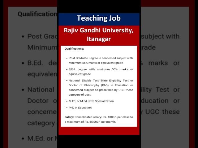 Teaching Assistant Vacancy 2024#TeachingVacancyUpdate 2024#academicposition#jobsearch#jobs2024