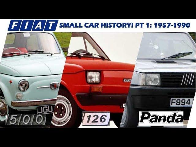 Fiat Small Car History! Part 1 [Classic Nuova 500, 126/126p, Panda] (1957-1990)