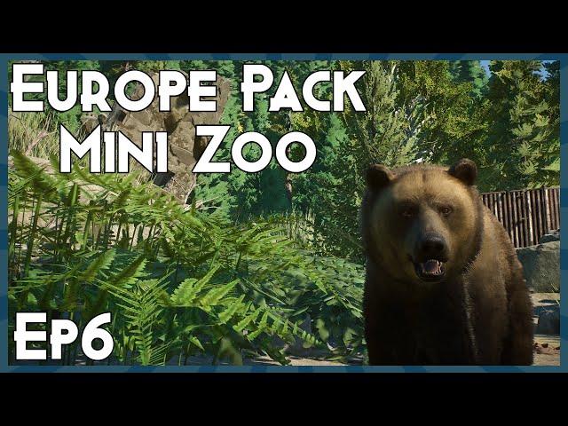 Eurasian Brown Bear Habitat | Planet Zoo Speed Build | Planet Zoo Europe Pack Mini Zoo Ep6
