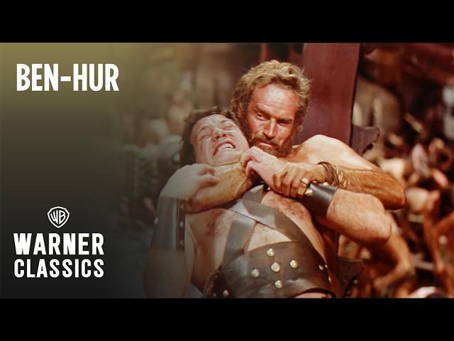 Ben-Hur | Macedonian Pirates Attack the Roman Fleet | Warner Classics